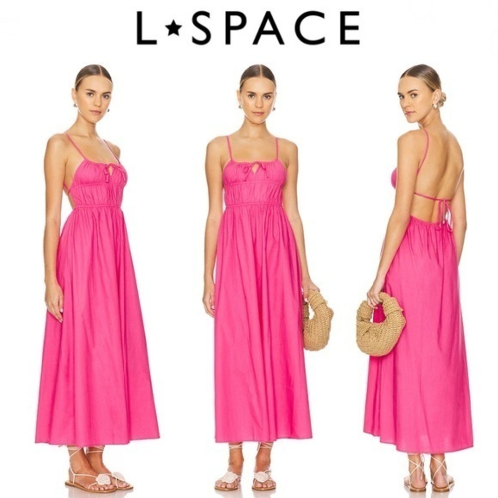 L*Space Cordova Pink Maxi Dress sz S 150$
